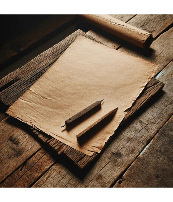 Papel Manila marrón doblado (400 hojas paquete en 62x86 Cm)