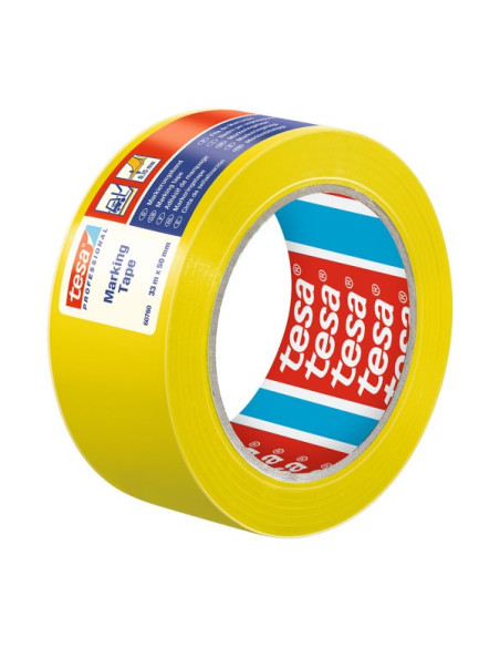 Precinto de PVC color amarilla