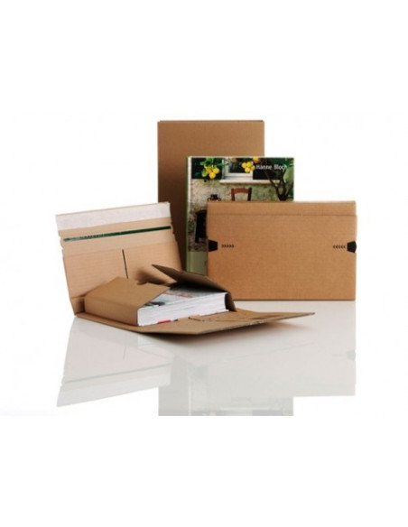 Cajas para libros con cierre autoadhesivo