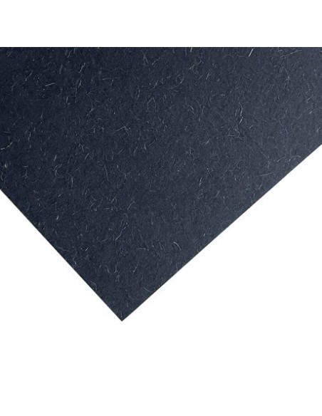 Cartulina negra con fibras de lana