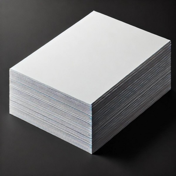 Papel blanco, coral book white