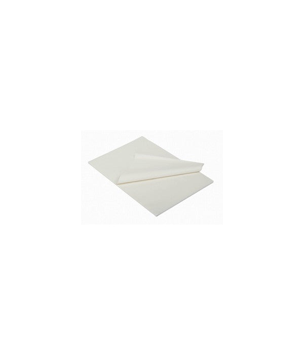 Papel Manila blanco doblado (500 hojas paquete en 62x86 Cm.)